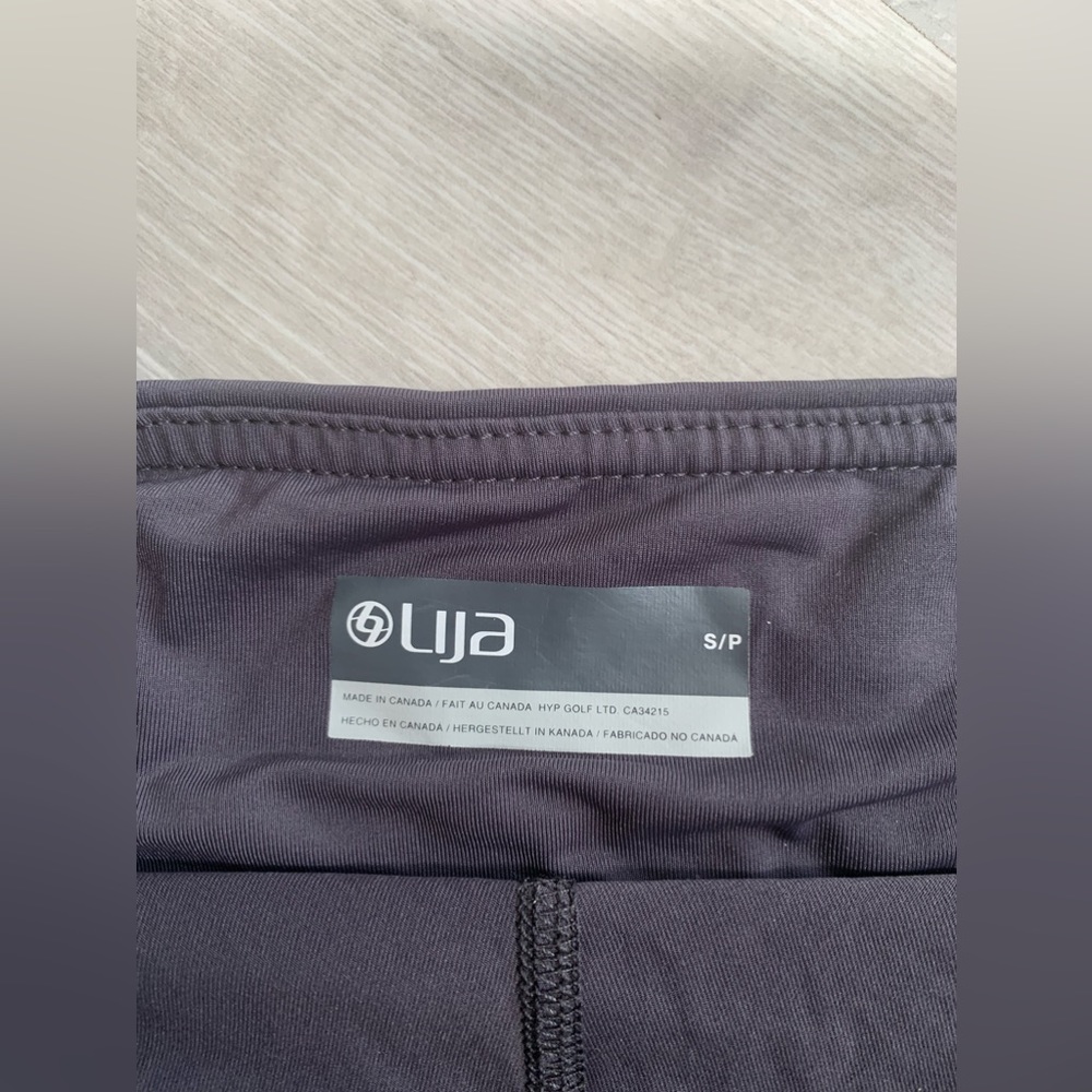Lija Sz S Grey and Yellow Skorts - Picture 4 of 10